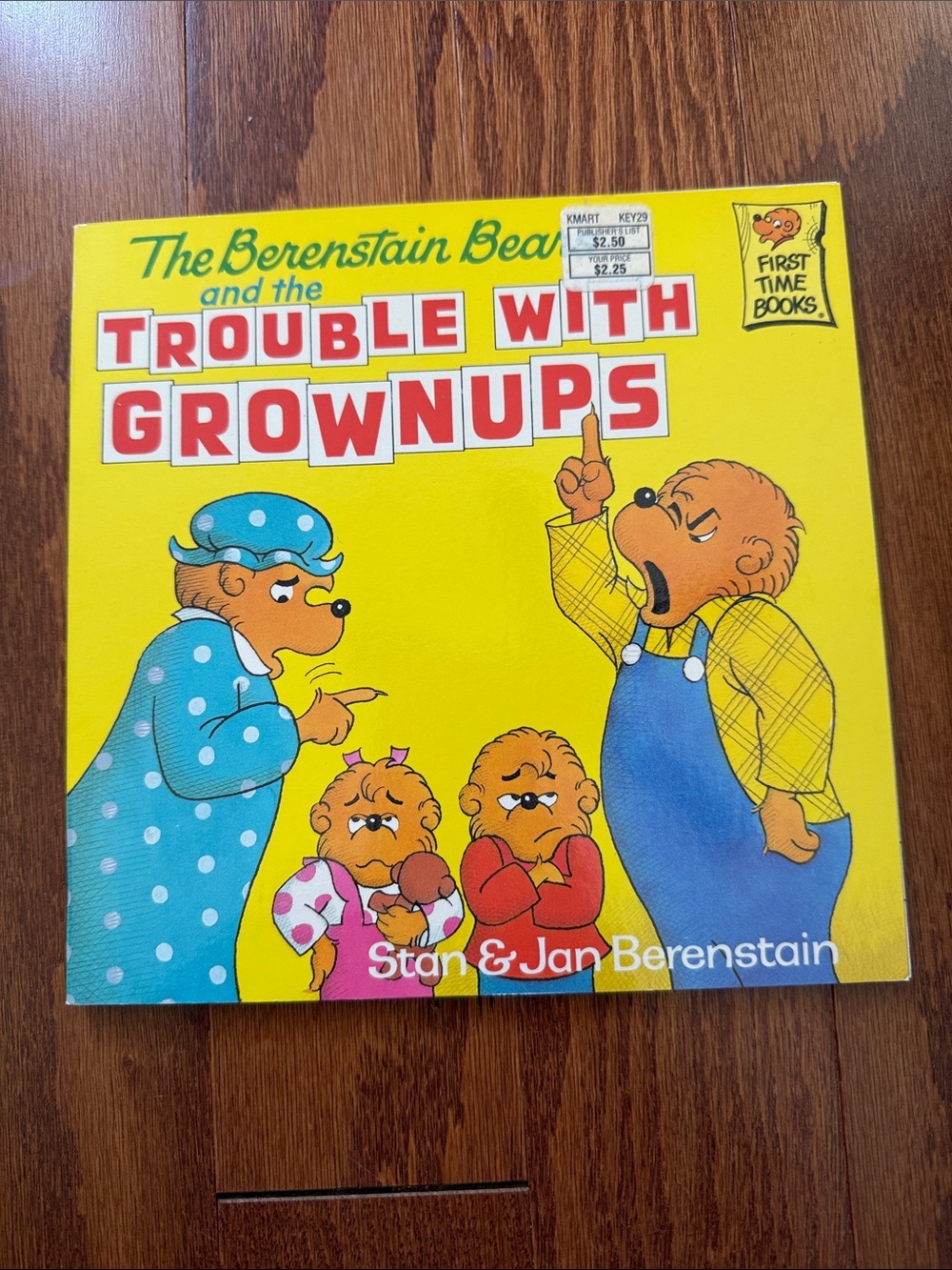 Vintage 1992 Berenstain Bears Trouble with Grownups Stan and Jan Berenstain